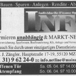 Anzeige aus dem Jahr 1997